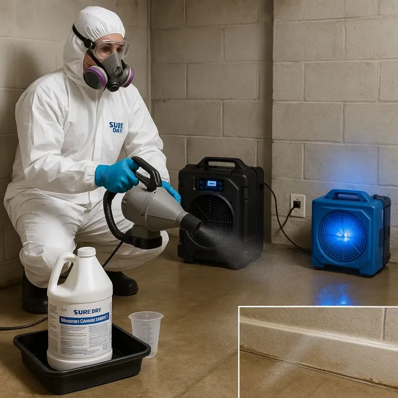 Sanitization and Odor Removal process in Dooms, VA